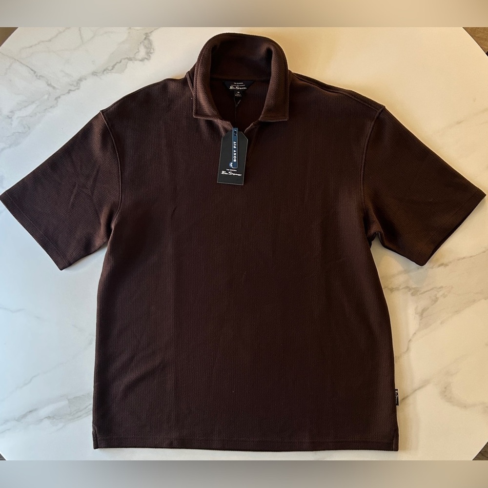 Ben Sherman Dark Brown Polo Shirt
